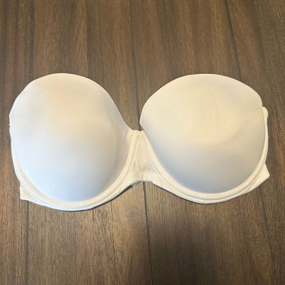 VS Pink Wear Everywhere Multi Way Pushup Bra white size 34DD - Picture 1 of 4